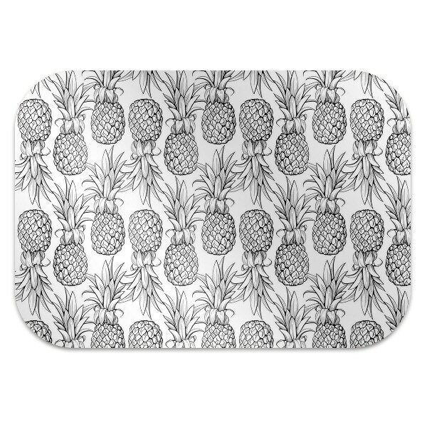 Office chair mat pineapples