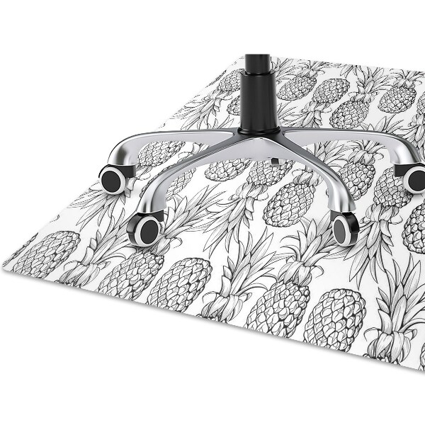 Office chair mat pineapples
