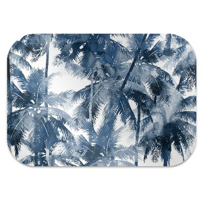 Chair mat floor panels protector tropical palm trees