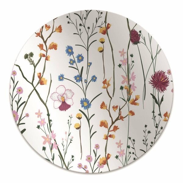 Computer chair mat Field flowers