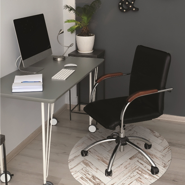 Office chair mat Wooden floor