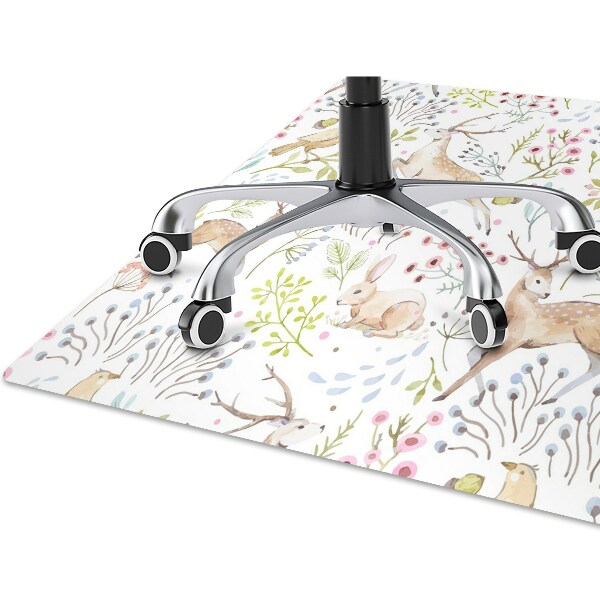 Office chair mat Wild animals