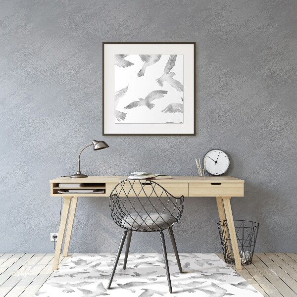 Office chair mat birds