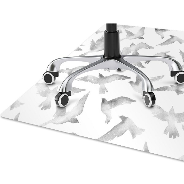 Office chair mat birds