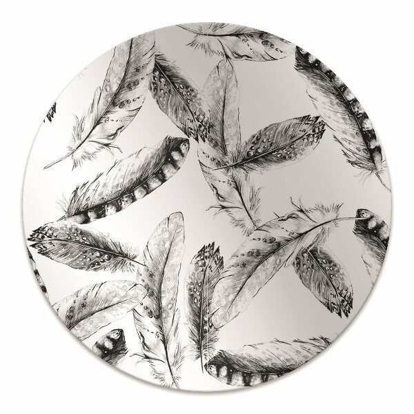 Office chair mat Feathers