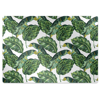 Office chair mat monstera