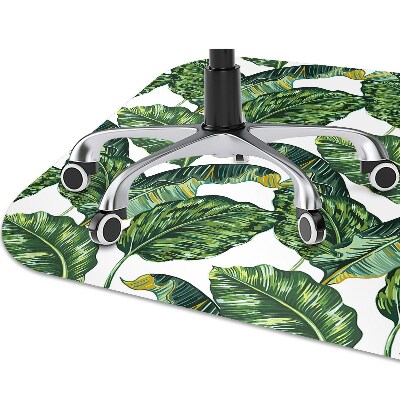 Office chair mat monstera