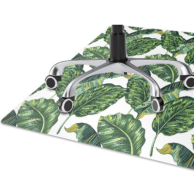 Office chair mat monstera