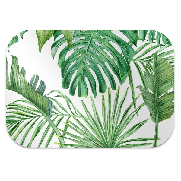 Chair mat floor panels protector Palma and Monstera