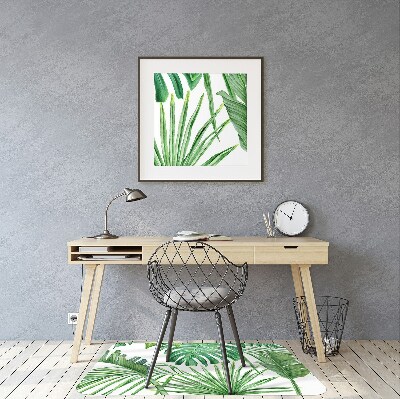 Chair mat floor panels protector Palma and Monstera