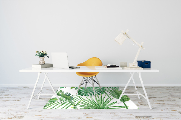 Chair mat floor panels protector Palma and Monstera