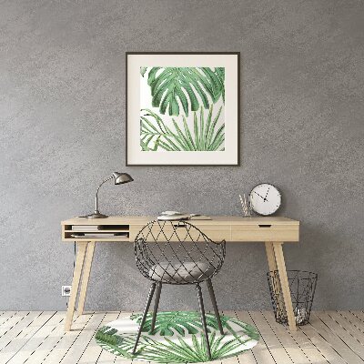 Chair mat floor panels protector Palma and Monstera