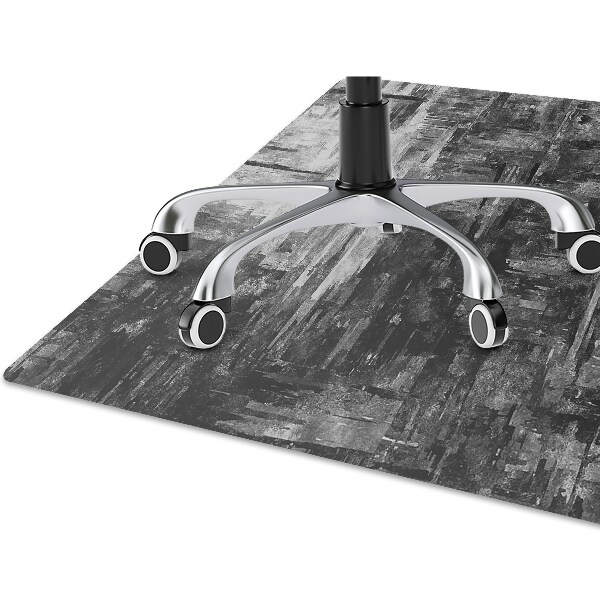 Chair mat floor panels protector tropical flower