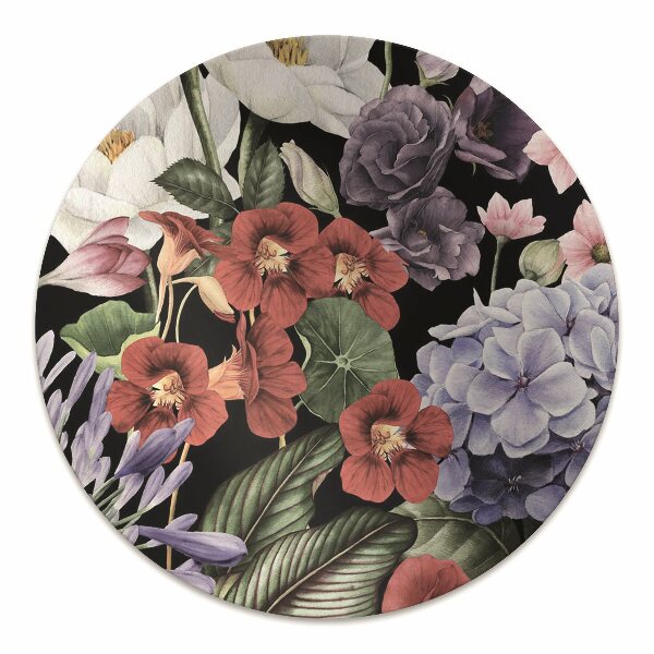 Office chair mat Peony