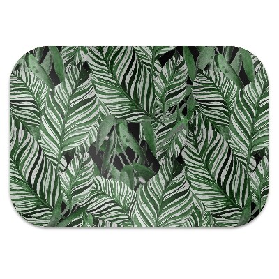 Office chair floor protector Tropical jungle