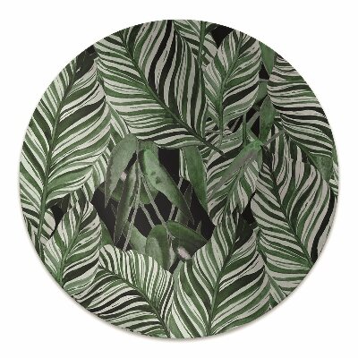 Office chair floor protector Tropical jungle