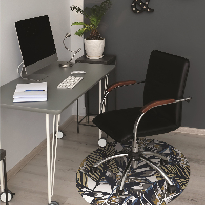 Office chair mat palm trees