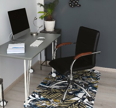 Office chair mat palm trees