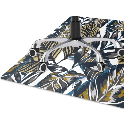 Office chair mat palm trees