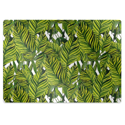 Office chair floor protector leaves Jungle