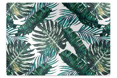 Office chair mat monstera