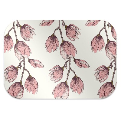 Office chair mat flower vine