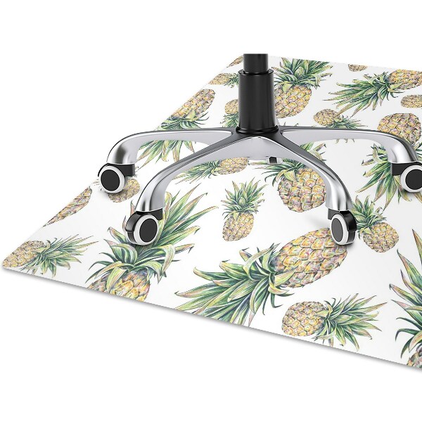 Office chair mat pineapples