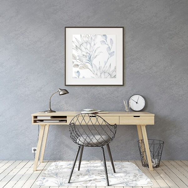 Office chair mat Protea Srebrnik