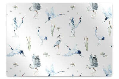 Office chair mat herons