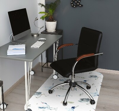 Office chair mat herons