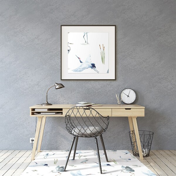 Office chair mat herons