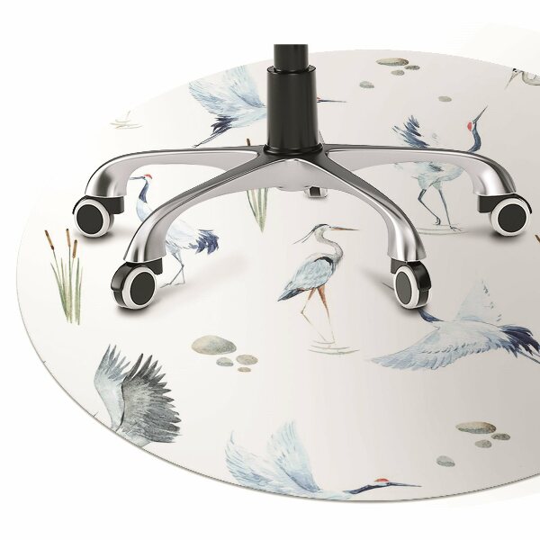 Office chair mat herons