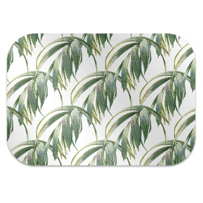 Desk chair mat long leaves