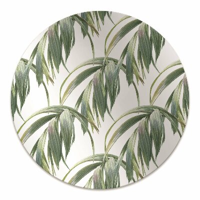 Desk chair mat long leaves