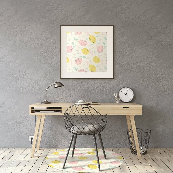 Office chair mat lemons