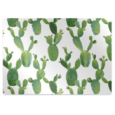 Office chair mat cacti