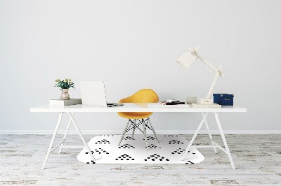 Office chair mat Scandinavian style