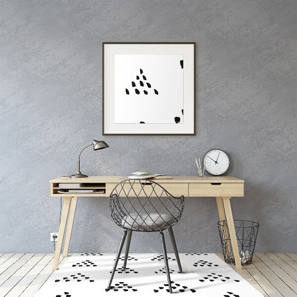 Office chair mat Scandinavian style