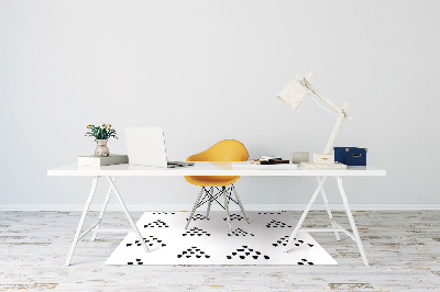 Office chair mat Scandinavian style