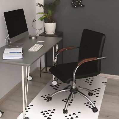 Office chair mat Scandinavian style