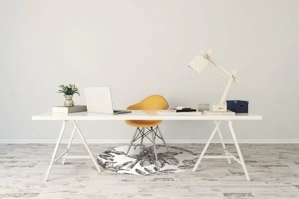 Office chair mat lilies