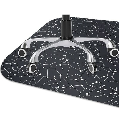 Office chair mat constellations galaxy