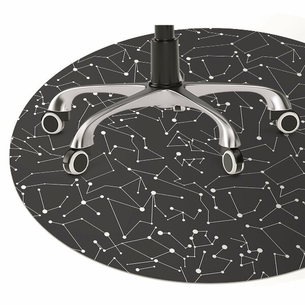 Office chair mat constellations galaxy