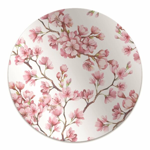 Desk chair mat Cherry Blossom