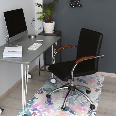 Office chair floor protector Flower garden