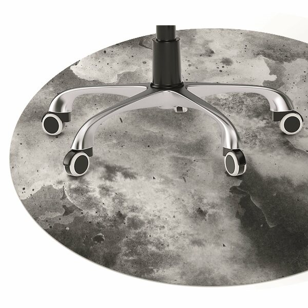 Desk chair mat Dark clouds