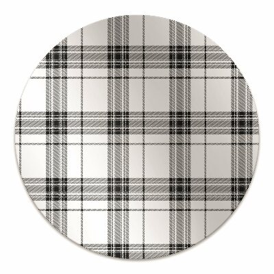 Computer chair mat Plaid pattern