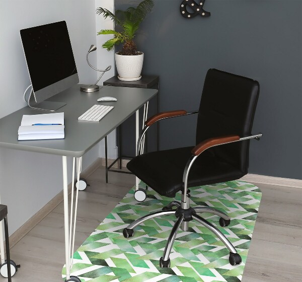 Office chair mat Bałaganiarska herringbone