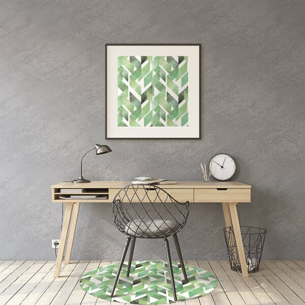 Office chair mat Bałaganiarska herringbone