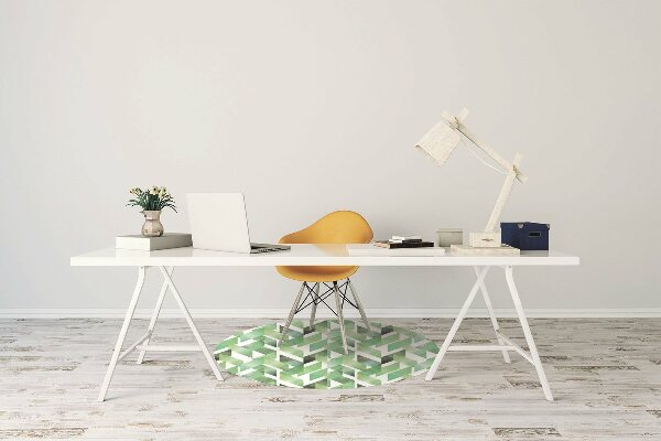 Office chair mat Bałaganiarska herringbone